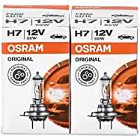 OSRAM 64210-FS2 ORIGINAL LINE H7- lámpara halógena para faros delanteros- 55 W- PX26d- paquete de 2- transparente